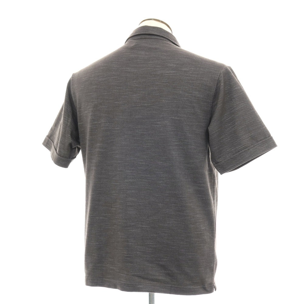 【中古】ア デイ イン ザ ライフ ユナイテッドアローズ a day in the life united arrows コットンポリエステルポリウレタン 半袖ポロシャツ グレーブラウン【サイズXL】【 状態ランクB 】【 メンズ 】