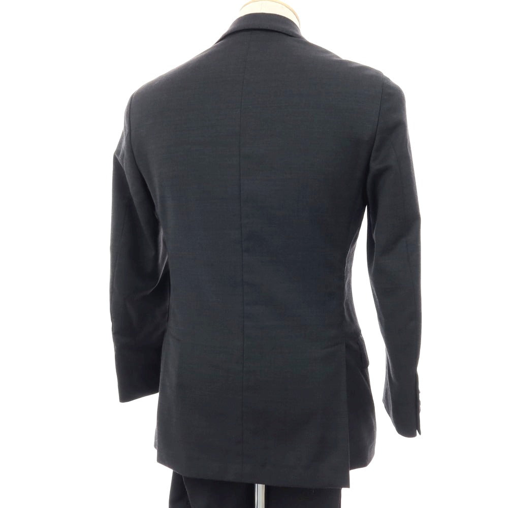 【中古】ラルディーニ LARDINI ポリエステルウール 3つボタンスーツ チャコールグレー【サイズ42】【 状態ランクA 】【 メンズ 】 [DPD]