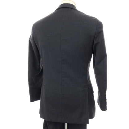 【中古】ラルディーニ LARDINI ポリエステルウール 3つボタンスーツ チャコールグレー【サイズ42】【 状態ランクA 】【 メンズ 】