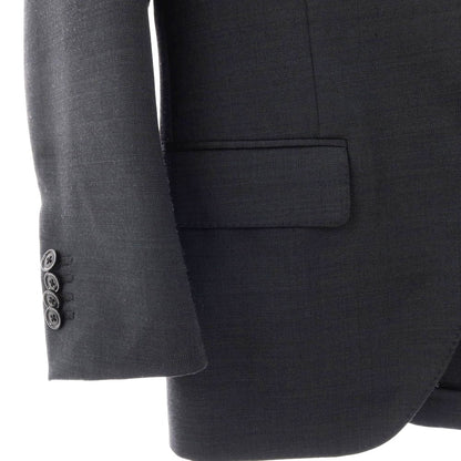 【中古】ラルディーニ LARDINI ポリエステルウール 3つボタンスーツ チャコールグレー【サイズ42】【 状態ランクA 】【 メンズ 】