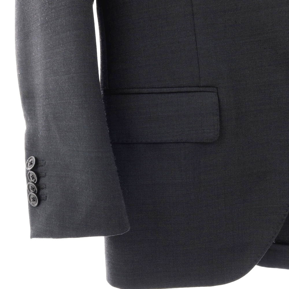 【中古】ラルディーニ LARDINI ポリエステルウール 3つボタンスーツ チャコールグレー【サイズ42】【 状態ランクA 】【 メンズ 】 [DPD]