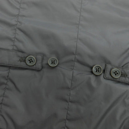 【中古】ヘルノ Herno ナイロン ダブル ダウンベスト グレー【 42 】【 状態ランクB 】【 メンズ 】