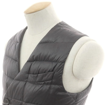 【中古】ヘルノ Herno ナイロン ダブル ダウンベスト グレー【 42 】【 状態ランクB 】【 メンズ 】