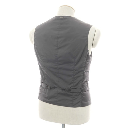 【中古】ヘルノ Herno ナイロン ダブル ダウンベスト グレー【 42 】【 状態ランクB 】【 メンズ 】