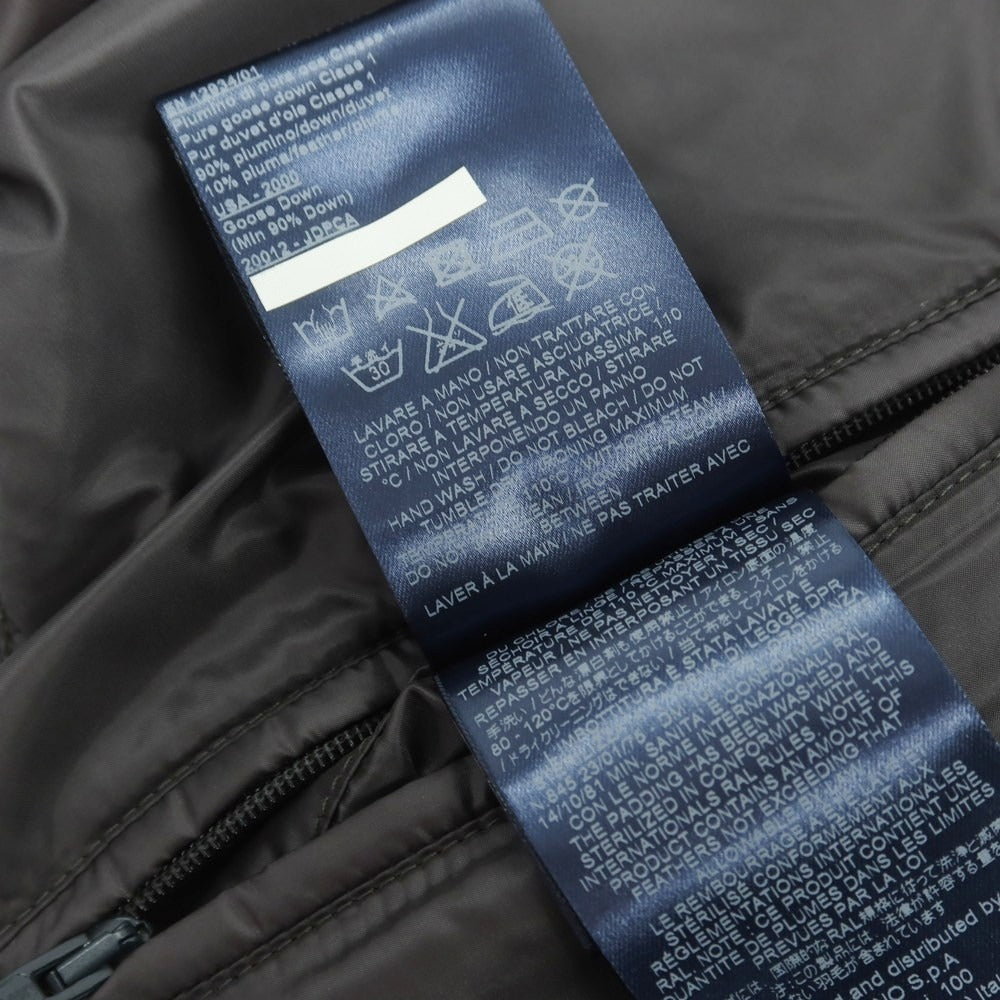 【中古】ヘルノ Herno ナイロン ダブル ダウンベスト グレー【 42 】【 状態ランクB 】【 メンズ 】