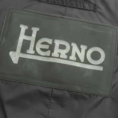 【中古】ヘルノ Herno ナイロン ダブル ダウンベスト グレー【 42 】【 状態ランクB 】【 メンズ 】