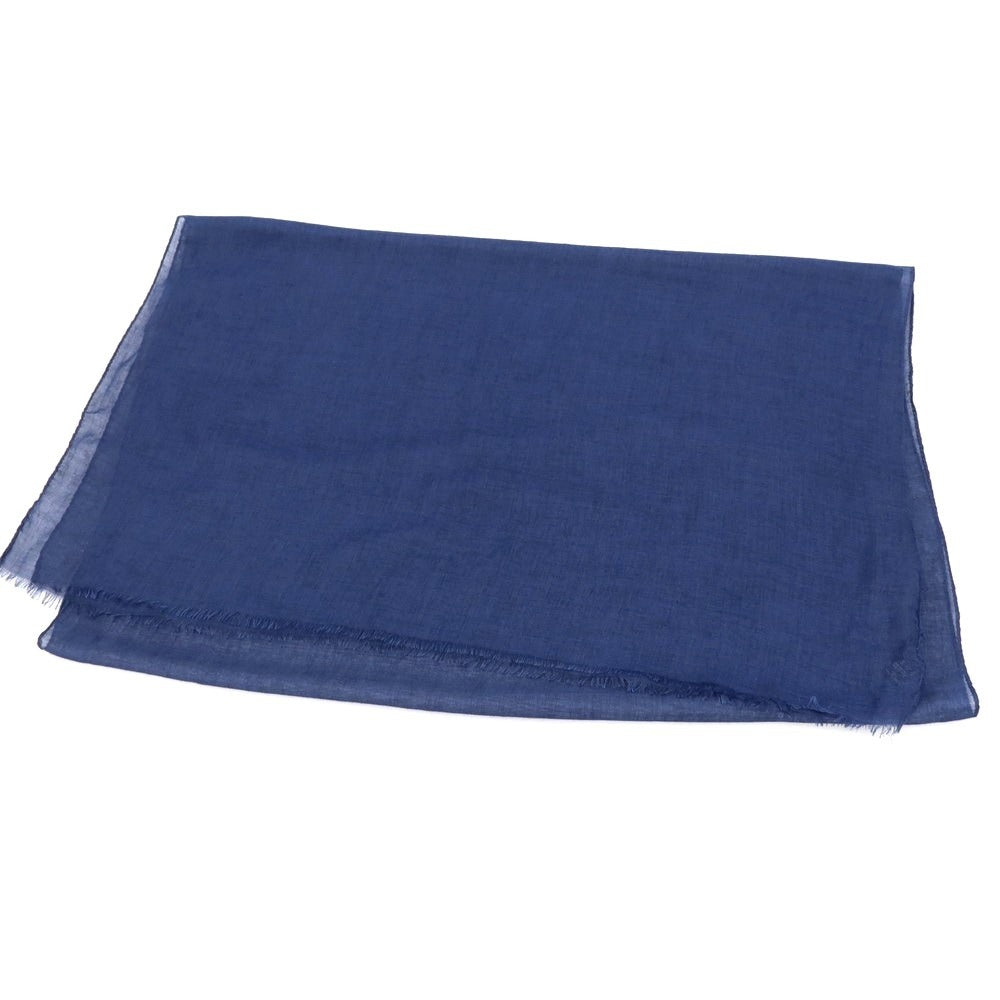 【中古】ロバート フレイザー ROBERT FRASER モダールウール ストール ネイビー【 状態ランクB 】【 メンズ 】