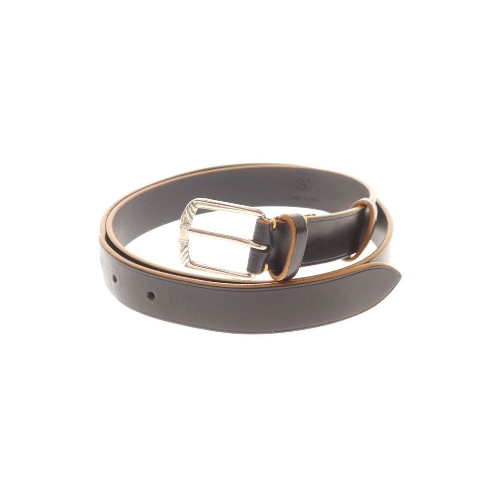 【中古】イルミーチョ il micio レザー ベルト ブラック【 80 】【 状態ランクB 】【 メンズ 】