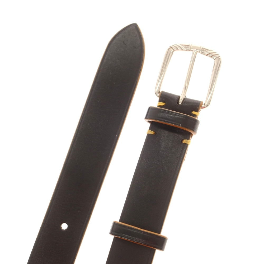 【中古】イルミーチョ il micio レザー ベルト ブラック【 80 】【 状態ランクB 】【 メンズ 】