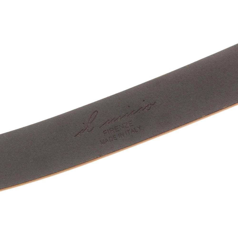 【中古】イルミーチョ il micio レザー ベルト ブラック【 80 】【 状態ランクB 】【 メンズ 】