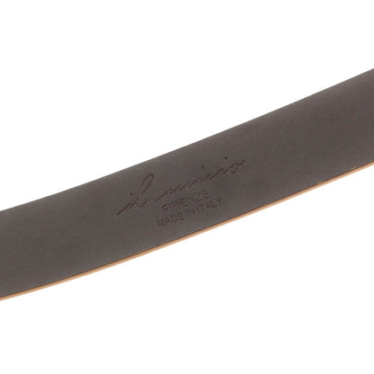 【中古】イルミーチョ il micio レザー ベルト ブラック【 80 】【 状態ランクB 】【 メンズ 】