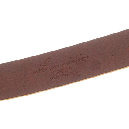【中古】イルミーチョ il micio レザー ベルト ブラウン【 80 】【 状態ランクB 】【 メンズ 】