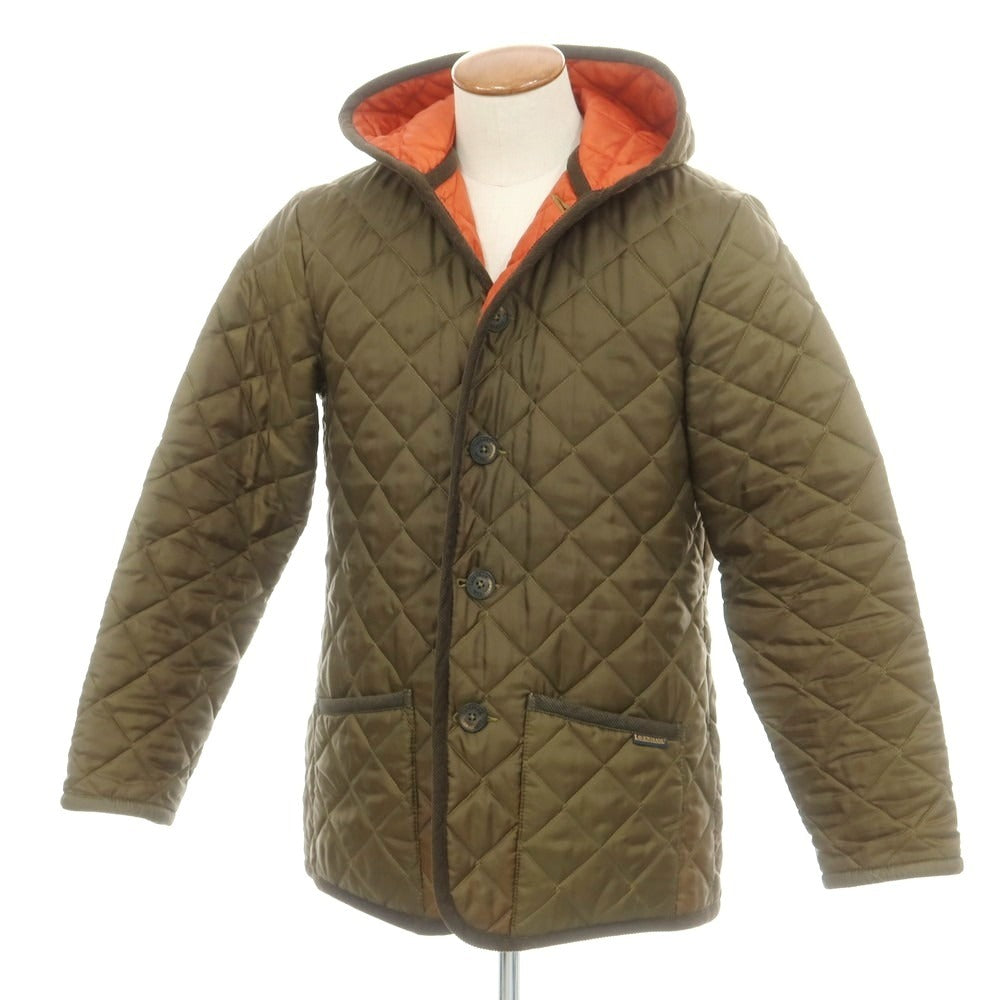【中古】ラベンハム LAVENHAM ポリエステル キルティングブルゾン オリーブ【 M 】【 状態ランクB 】【 メンズ 】