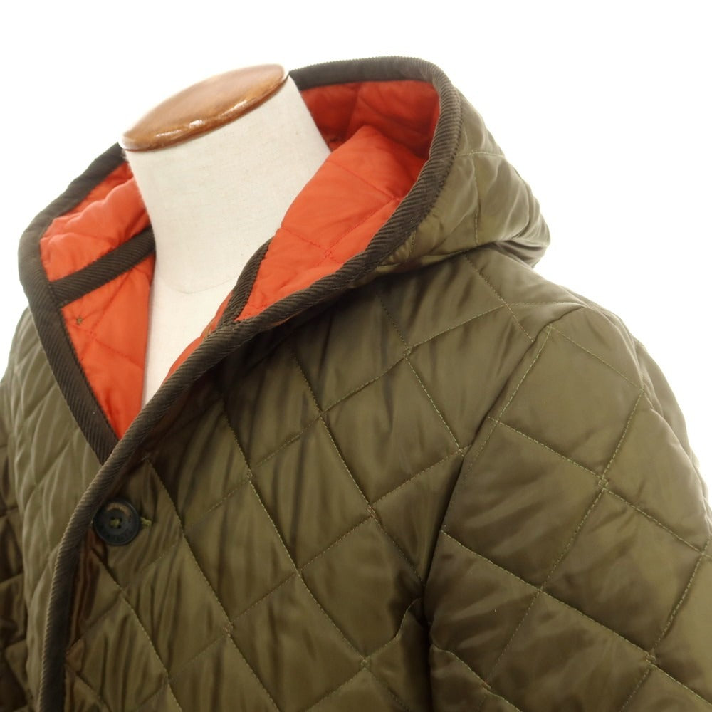 【中古】ラベンハム LAVENHAM ポリエステル キルティングブルゾン オリーブ【 M 】【 状態ランクB 】【 メンズ 】