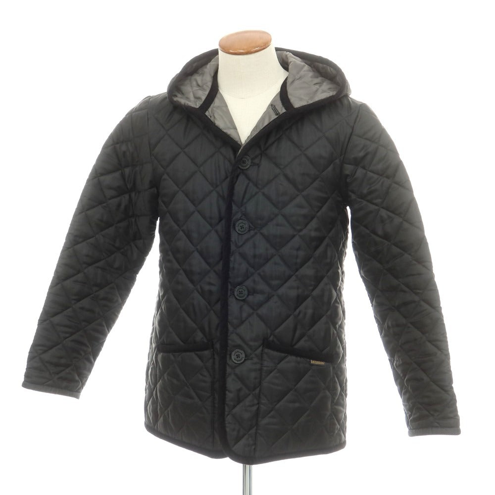 【中古】ラベンハム LAVENHAM ポリエステル キルティングブルゾン ブラック【 M 】【 状態ランクB 】【 メンズ 】