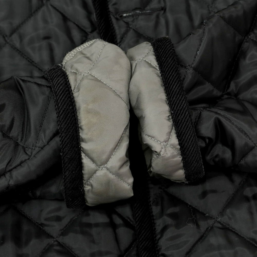 【中古】ラベンハム LAVENHAM ポリエステル キルティングブルゾン ブラック【 M 】【 状態ランクB 】【 メンズ 】