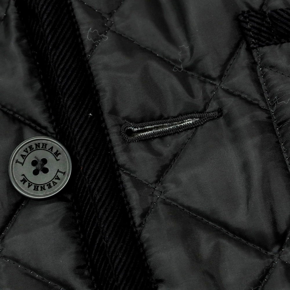 【中古】ラベンハム LAVENHAM ポリエステル キルティングブルゾン ブラック【 M 】【 状態ランクB 】【 メンズ 】