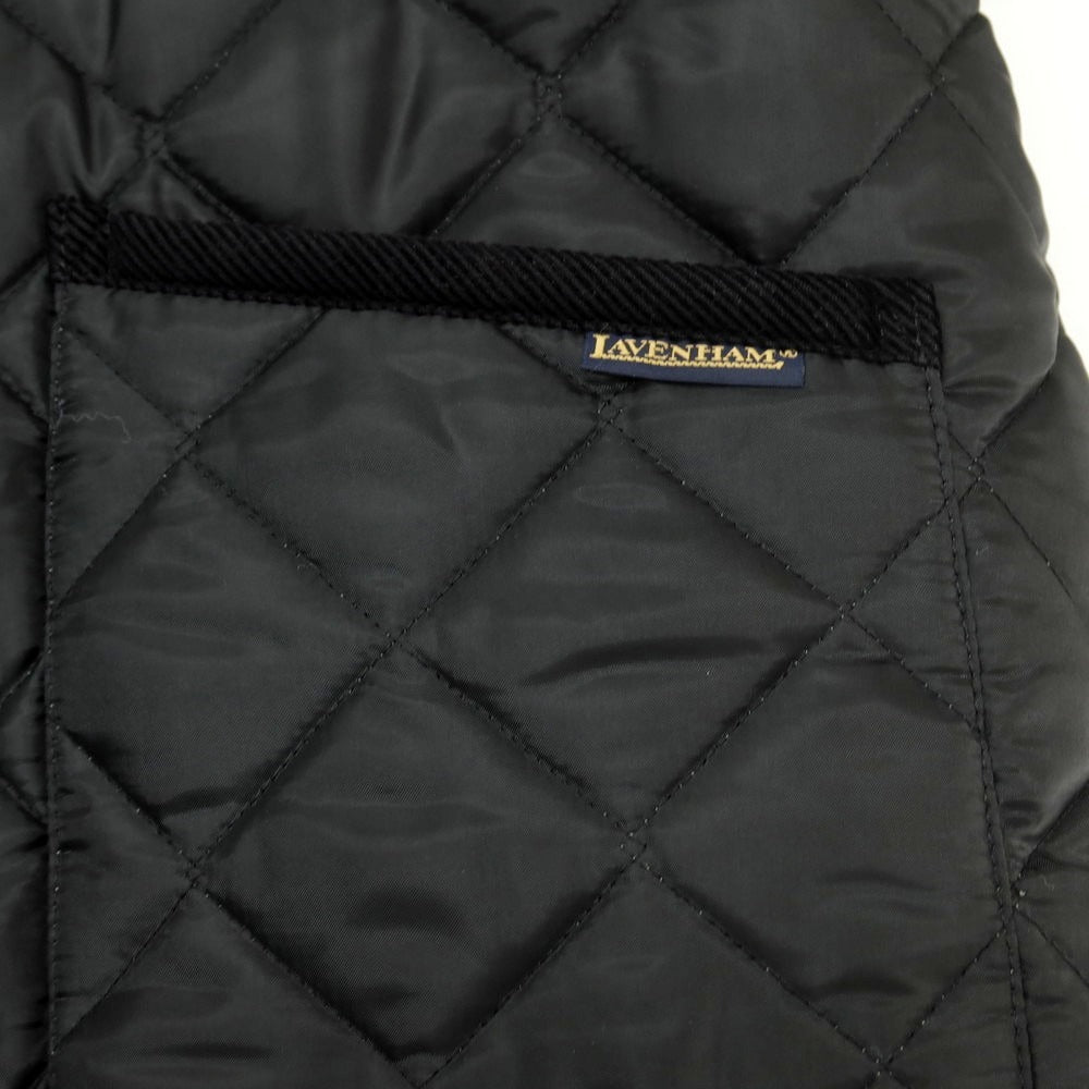 【中古】ラベンハム LAVENHAM ポリエステル キルティングブルゾン ブラック【 M 】【 状態ランクB 】【 メンズ 】