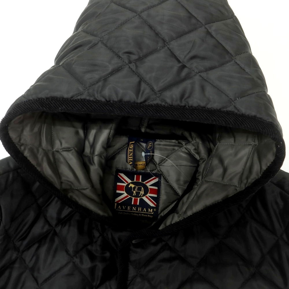 【中古】ラベンハム LAVENHAM ポリエステル キルティングブルゾン ブラック【 M 】【 状態ランクB 】【 メンズ 】