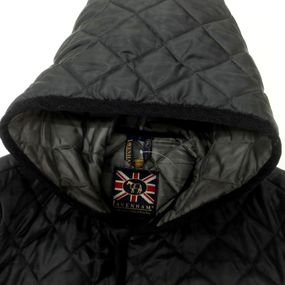 【中古】ラベンハム LAVENHAM ポリエステル キルティングブルゾン ブラック【 M 】【 状態ランクB 】【 メンズ 】
