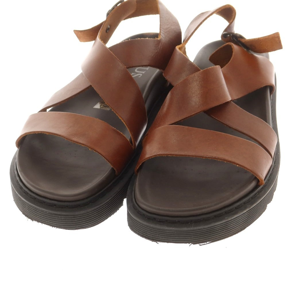 【中古】ゼウス ZEUS レザー サンダル ブラウン【 41 】【 状態ランクC 】【 メンズ 】