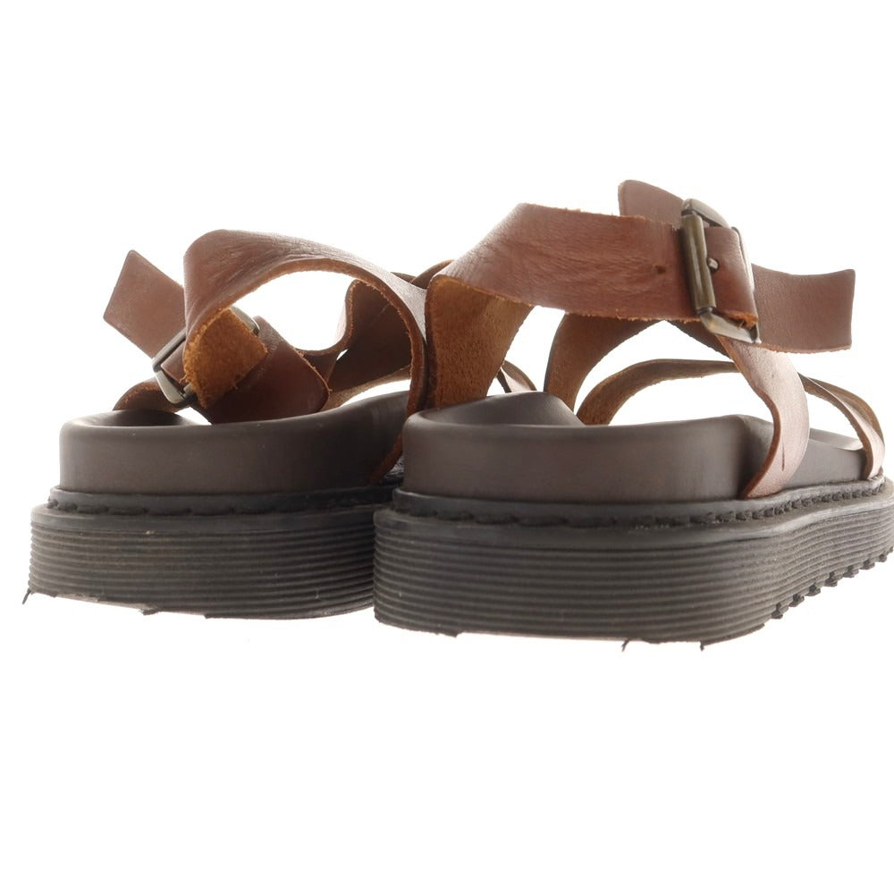 【中古】ゼウス ZEUS レザー サンダル ブラウン【 41 】【 状態ランクC 】【 メンズ 】