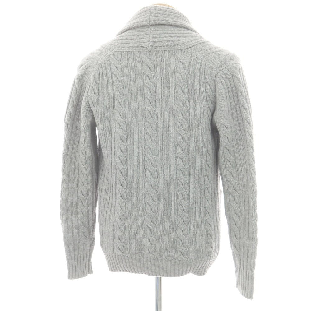 【中古】バフィー BAFY ローゲージ ウール ショールカラー カーディガン ライトグレー【 44 】【 状態ランクA 】【 メンズ 】