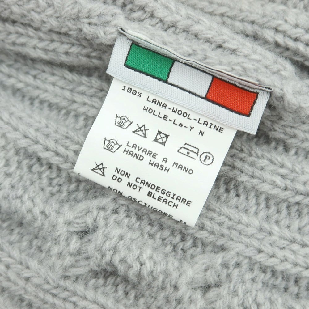 【中古】バフィー BAFY ローゲージ ウール ショールカラー カーディガン ライトグレー【 44 】【 状態ランクA 】【 メンズ 】