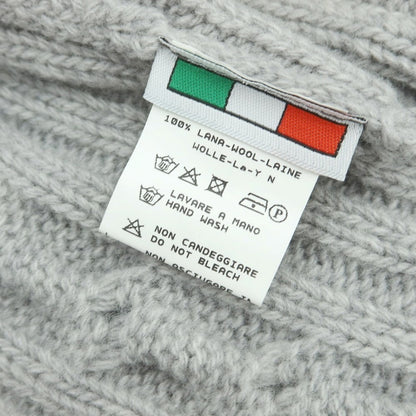 【中古】バフィー BAFY ローゲージ ウール ショールカラー カーディガン ライトグレー【 44 】【 状態ランクA 】【 メンズ 】