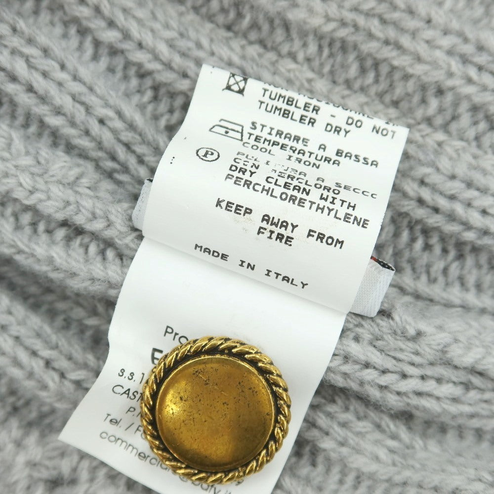 【中古】バフィー BAFY ローゲージ ウール ショールカラー カーディガン ライトグレー【 44 】【 状態ランクA 】【 メンズ 】