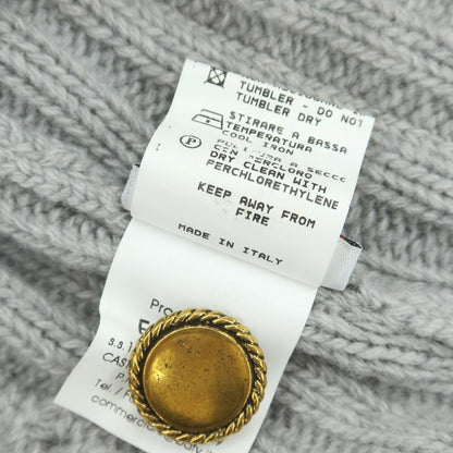 【中古】バフィー BAFY ローゲージ ウール ショールカラー カーディガン ライトグレー【 44 】【 状態ランクA 】【 メンズ 】