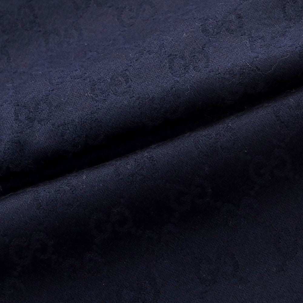 【中古】グッチ GUCCI カシミヤ ストール ネイビー【 状態ランクA 】【 ユニセックス 】