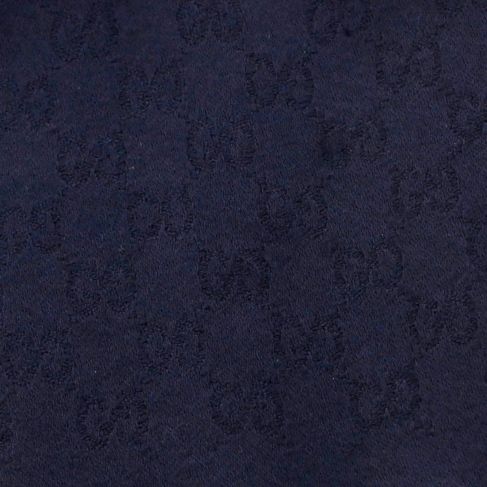 【中古】グッチ GUCCI カシミヤ ストール ネイビー【 状態ランクA 】【 ユニセックス 】