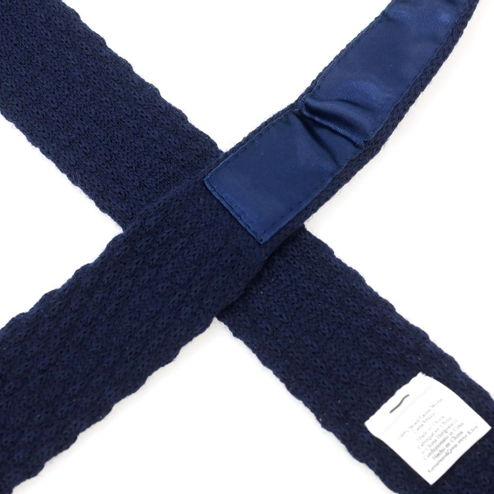 【中古】ブルックス ブラザーズ レッド フリース Brooks Brothers Red Fleece ウール ニットタイ ネイビー【 状態ランクA 】【 メンズ 】