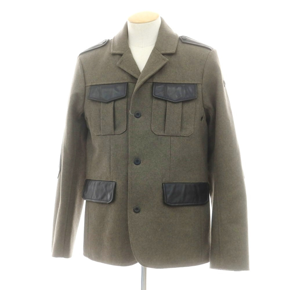 【中古】【未使用】ビクトリノックス Victorinox ウールナイロン 中綿ミリタリージャケット グレーオリーブ【 S 】【 状態ランクS 】【 メンズ 】