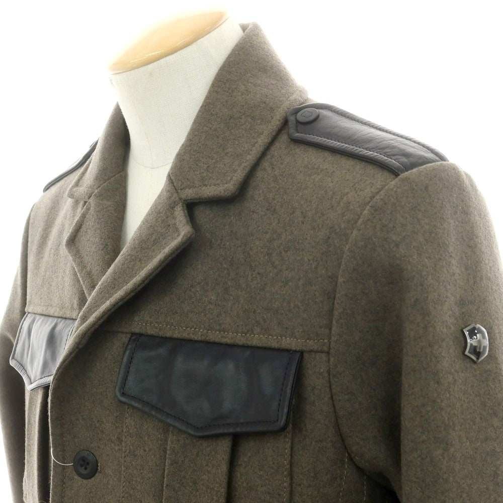 【中古】【未使用】ビクトリノックス Victorinox ウールナイロン 中綿ミリタリージャケット グレーオリーブ【 S 】【 状態ランクS 】【 メンズ 】