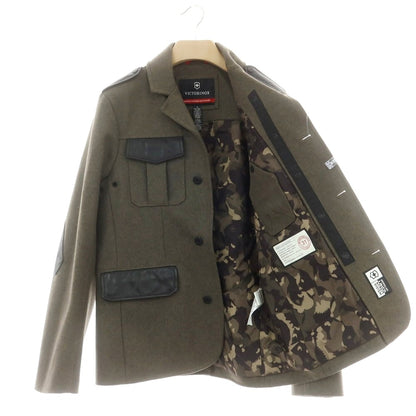 【中古】【未使用】ビクトリノックス Victorinox ウールナイロン 中綿ミリタリージャケット グレーオリーブ【 S 】【 状態ランクS 】【 メンズ 】