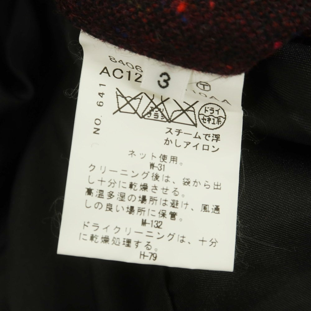 【中古】ボイコット BOYCOTT ウールポリエステル ダウンジャケット パープル系【 3 】【 状態ランクB 】【 メンズ 】