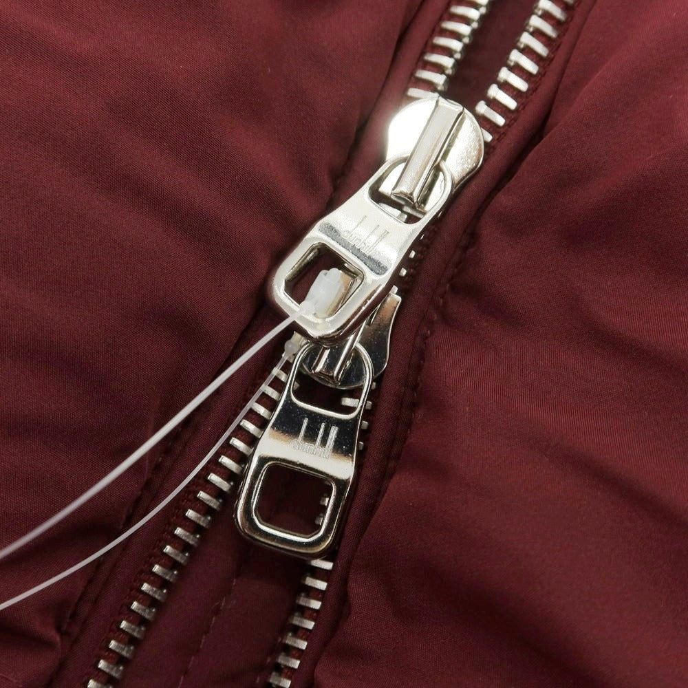 【中古】ダンヒル Dunhill ストレッチナイロン ダウンジャケット ワインレッド【 OSR（165/84A） 】【 状態ランクA 】【 メンズ 】