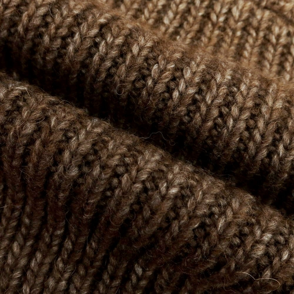 【中古】アルマーニ コレッツォーニ ARMANI COLLEZIONI ローゲージ アルパカ混ウール ショールカラー プルオーバーニット ブラウン【 52 】【 状態ランクA 】【 メンズ 】