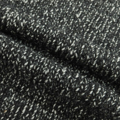 【中古】アルマーニ コレッツォーニ ARMANI COLLEZIONI アルパカウールナイロン ショールカラー プルオーバーニット ブラックxホワイト【 48 】【 状態ランクA 】【 メンズ 】