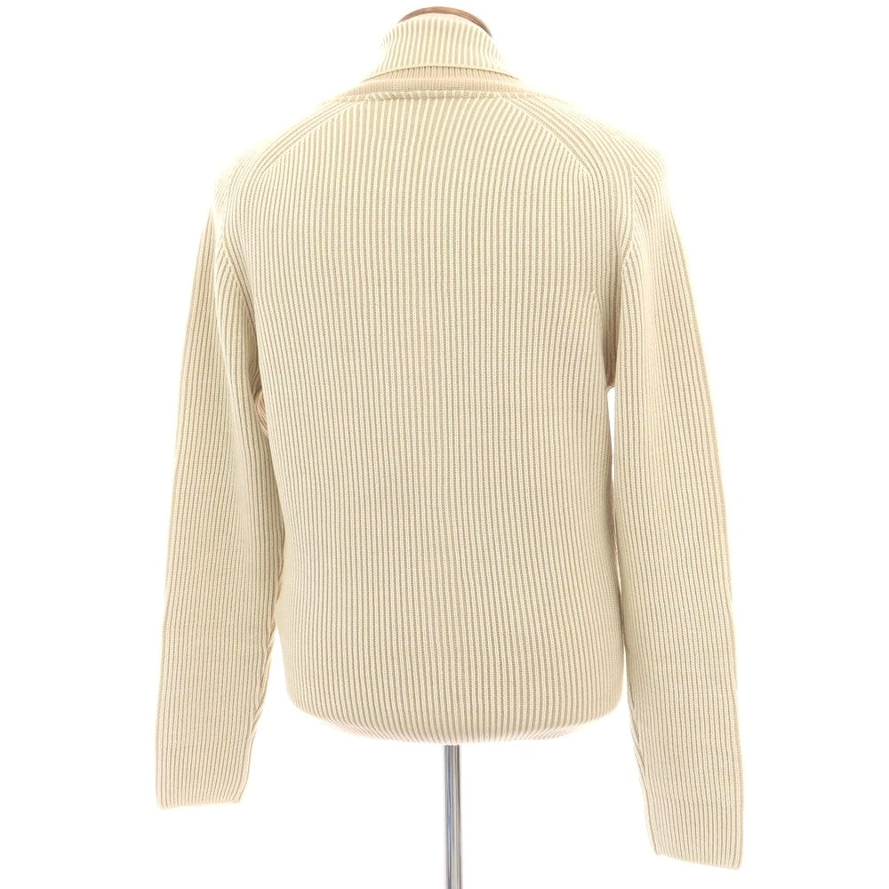 【中古】ヒッキーフリーマン HICKEY FREEMAN ウール ショールカラー カーディガン アイボリーxベージュ【 48 】【 状態ランクA 】【 メンズ 】