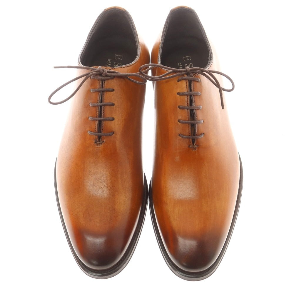 【中古】【未使用】エスポアール ESPOIR ホールカット ドレスシューズ ブラウン【 41 】【 状態ランクS 】【 メンズ 】