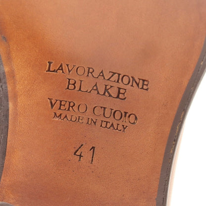 【中古】【未使用】エスポアール ESPOIR ホールカット ドレスシューズ ブラウン【 41 】【 状態ランクS 】【 メンズ 】