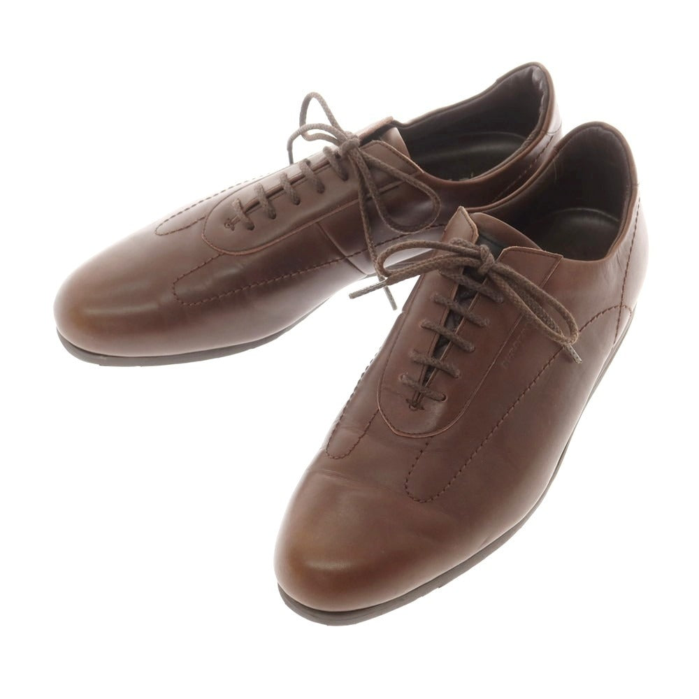 【中古】バーバリーロンドン BURBERRY LONDON レザー スニーカー ブラウン【 25 】【 状態ランクC 】【 メンズ 】