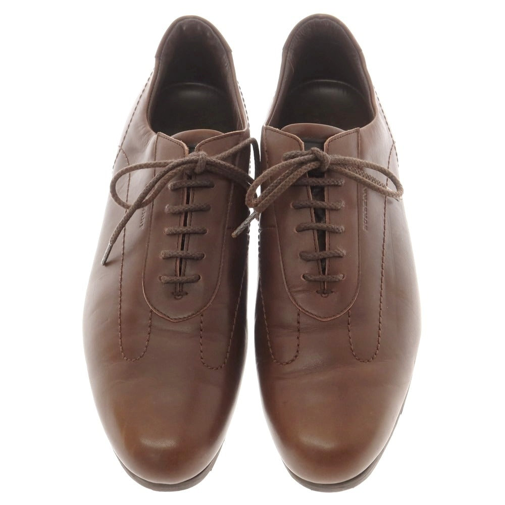 【中古】バーバリーロンドン BURBERRY LONDON レザー スニーカー ブラウン【 25 】【 状態ランクC 】【 メンズ 】