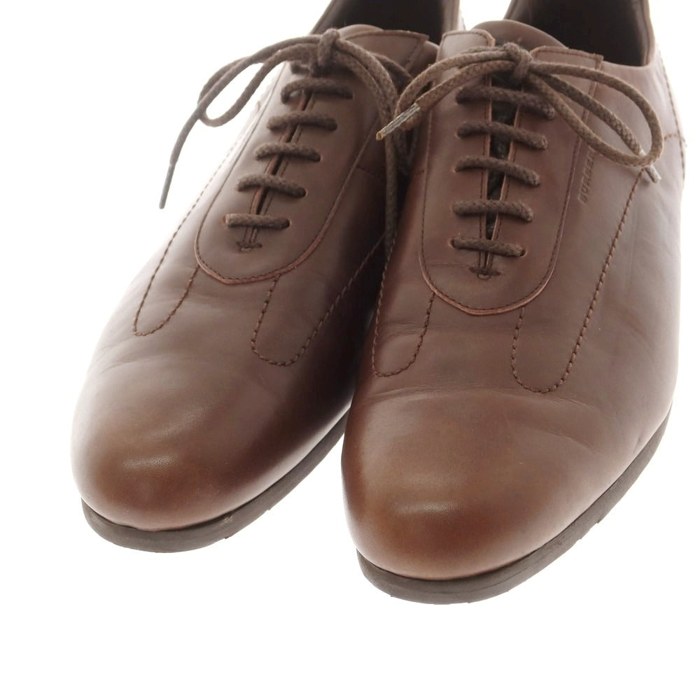 【中古】バーバリーロンドン BURBERRY LONDON レザー スニーカー ブラウン【 25 】【 状態ランクC 】【 メンズ 】