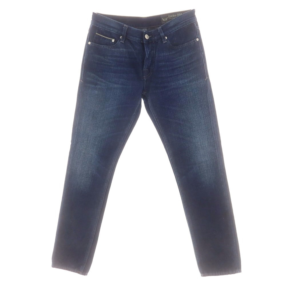 【中古】ケアレーベル Care label コットンリネンポリエステル ジーンズ デニムパンツ ネイビー【 31 】【 状態ランクA 】【 メンズ 】