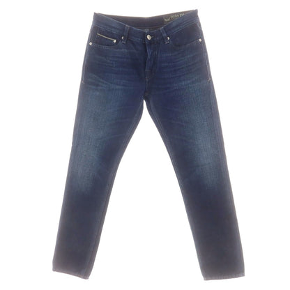 【中古】ケアレーベル Care label コットンリネンポリエステル ジーンズ デニムパンツ ネイビー【 31 】【 状態ランクA 】【 メンズ 】