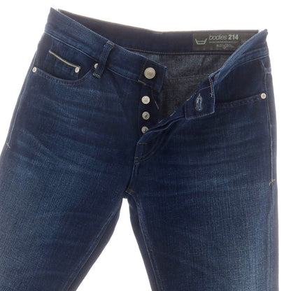 【中古】ケアレーベル Care label コットンリネンポリエステル ジーンズ デニムパンツ ネイビー【 31 】【 状態ランクA 】【 メンズ 】